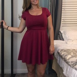 Maroon dress